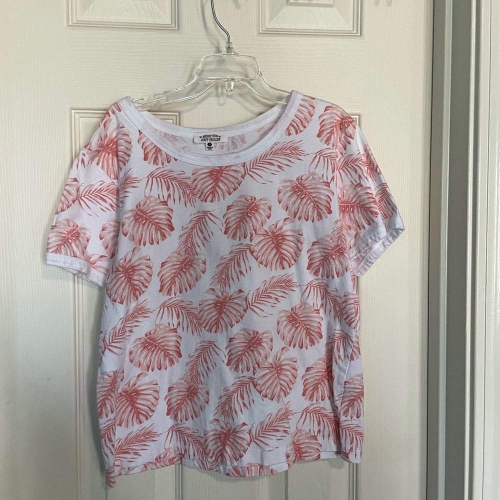 Messy Bun Just Chilling Tropical T-shirt